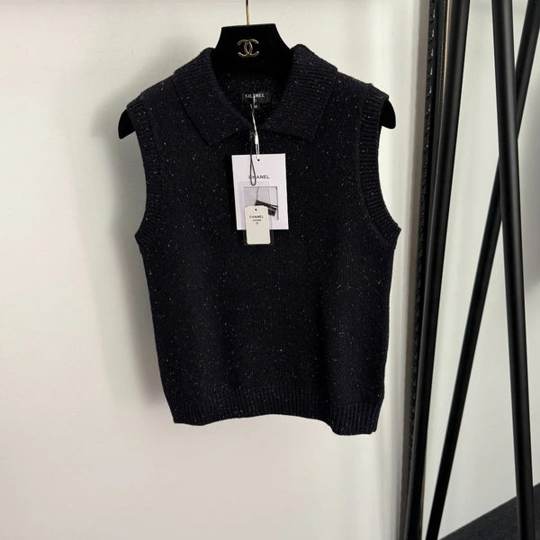CHANEL 25S SLEEVELESS CROCHET VEST 338