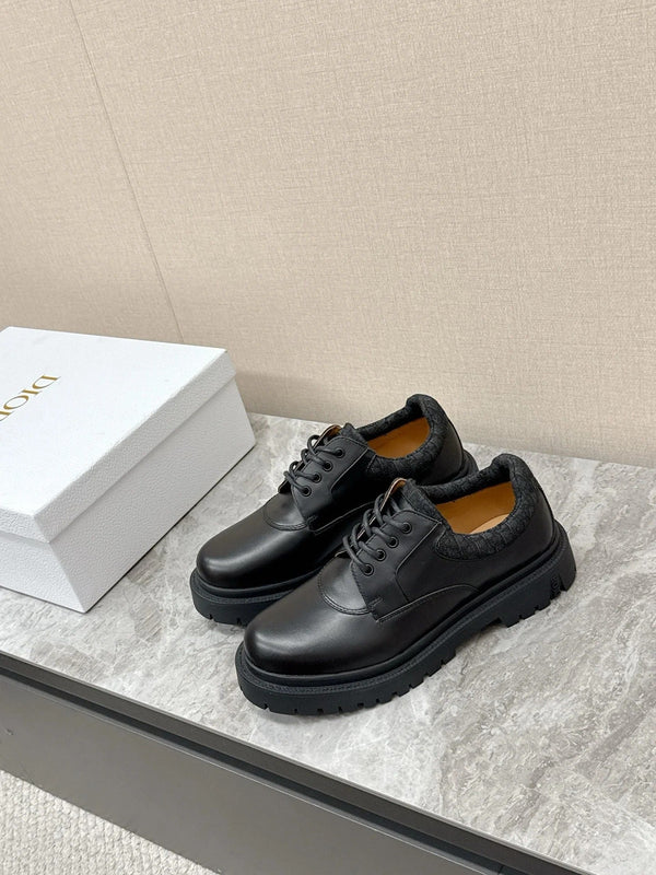 CD 26 Mocassins Vintage Cuir de veau Noir 608797