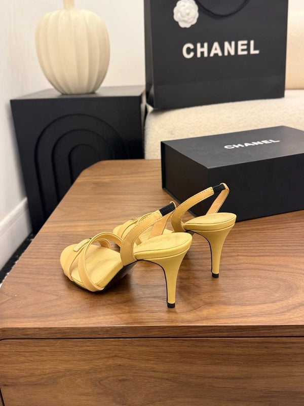CC 26s Sandales 80 Cuir d'agneau beige 183529