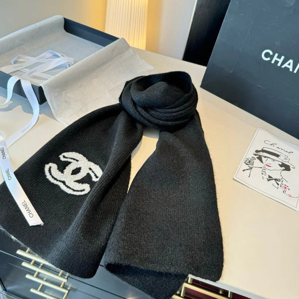 CHANEL FOULARD 25S 180 CM EN CACHEMIRE 944019