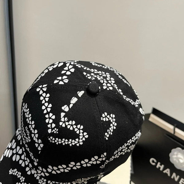 BASEBALL HAT BLACK PATTERN 674031