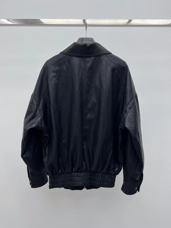 BLOUSON EN CUIR YSL 25S STYLE 137