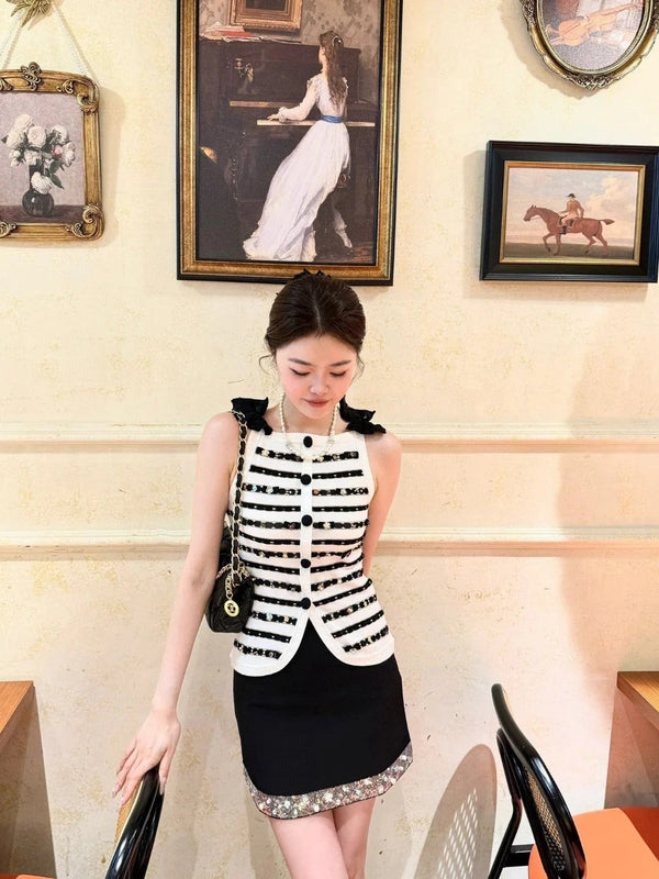CHANEL 25S CAMISOLE EN TRICOT STYLE 108