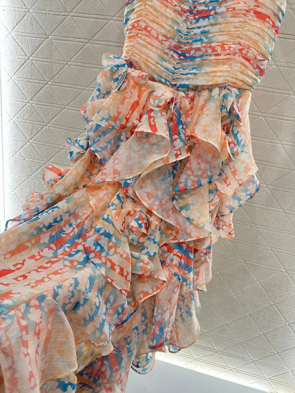 CHANEL Robe superposition camélia 25S 651