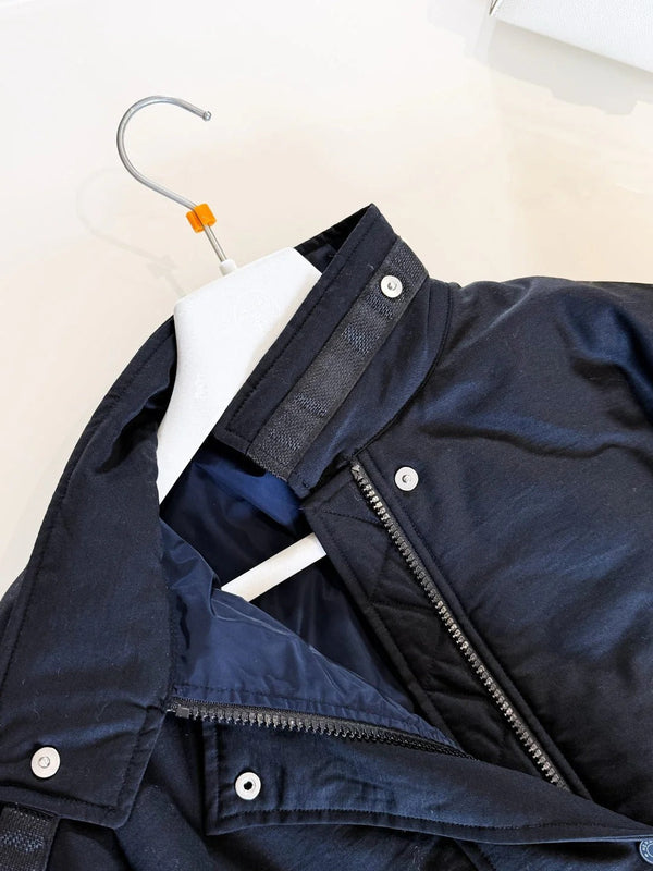 HERMES BLOUSON MATELASSÉ COL MONTANT 25S 308