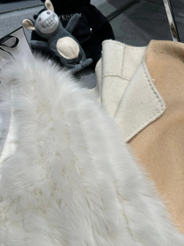 BLOUSON RÉVERSIBLE EN FOURRURE DE RENARD CHANEL 25S 591