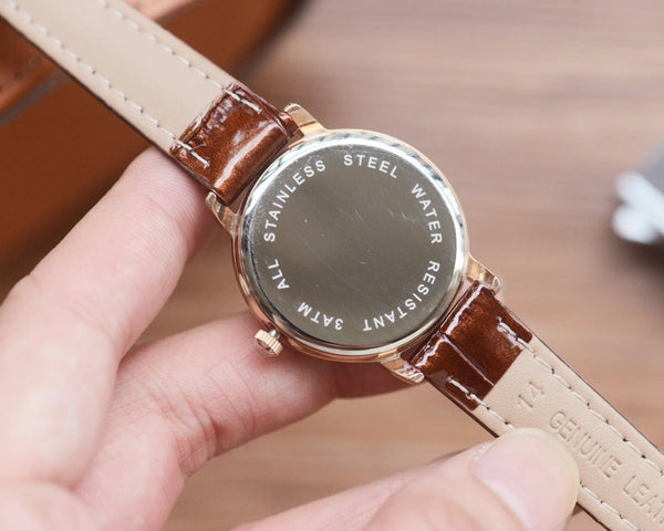 Omega De Ville Prestige 34mm Watch Leather Strap