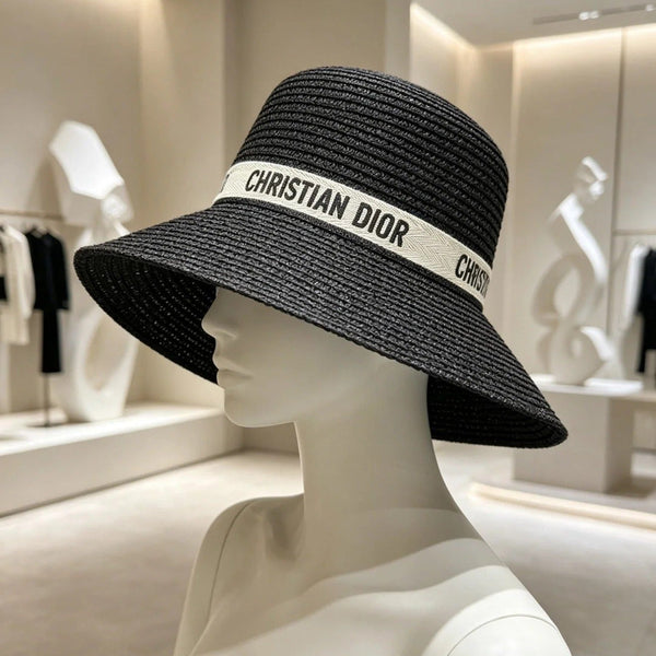 Chapeau de paille à large bord CD 280801
