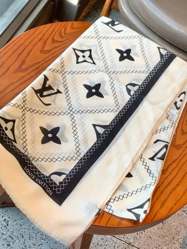 LV SCARF 200 CM IN CASHMERE 738535