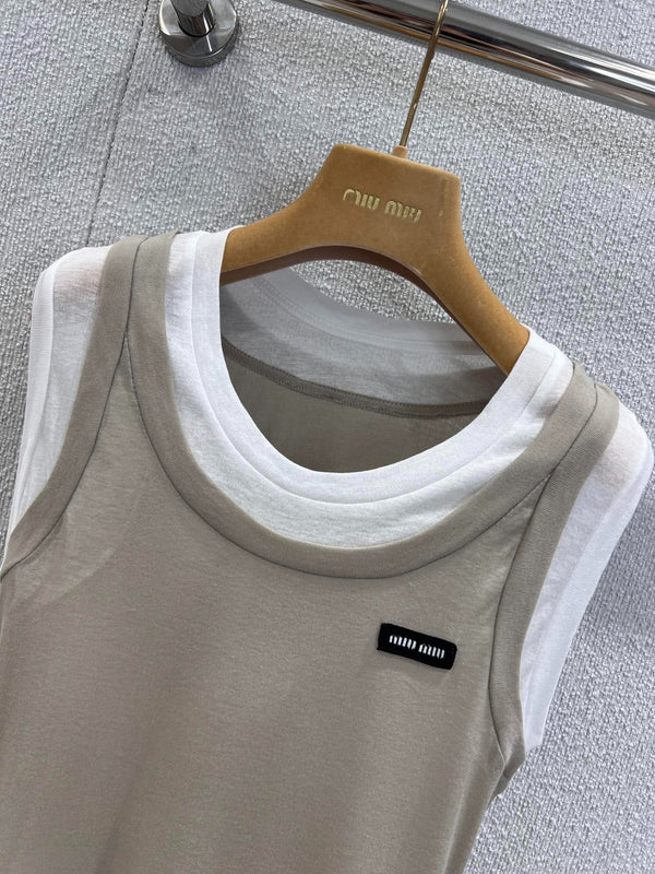 MIUMIU SLEEVELESS TOP 268911