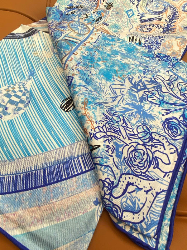 HERMES 25S SCARF 90 IN SILK 703687