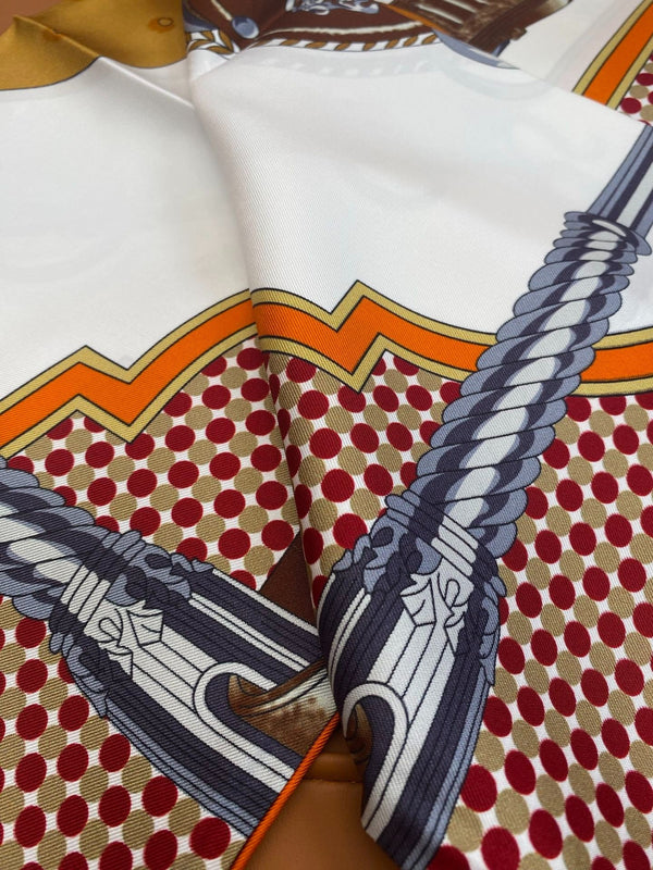 HERMES 25S SCARF 90 IN SILK 709679