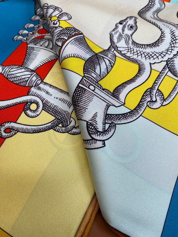 HERMES 25S SCARF 90 IN SILK 709680