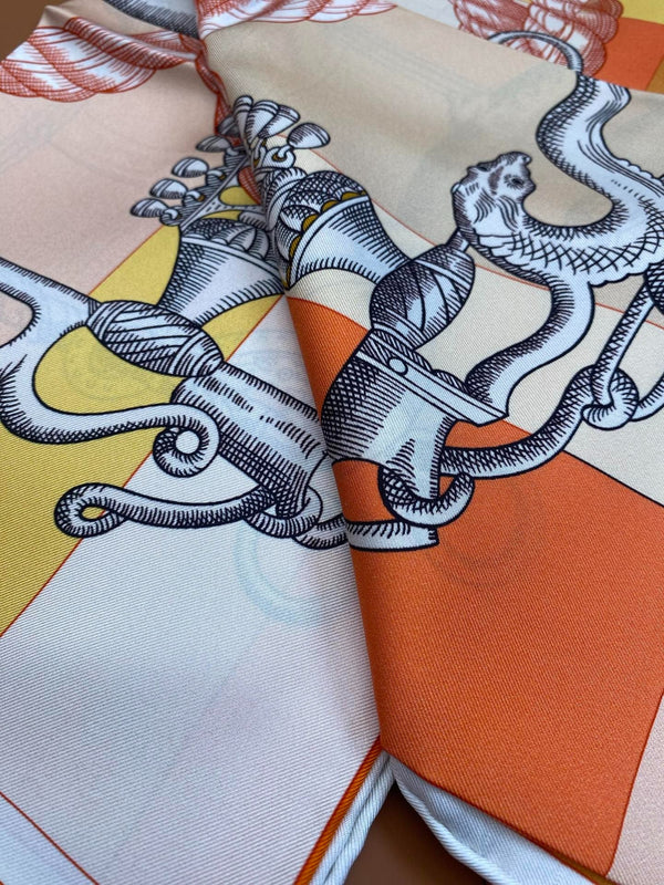 HERMES 25S SCARF 90 IN SILK 709682