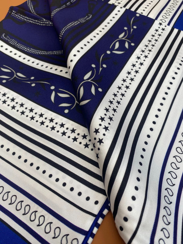 HERMES 25S SCARF 90 IN SILK 718485