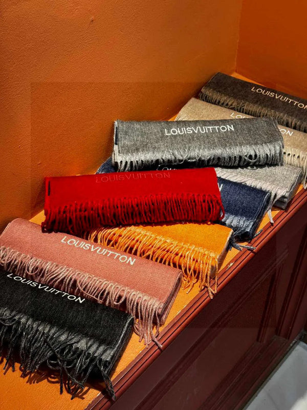 LV SCARF 180 CM IN CASHMERE 730568