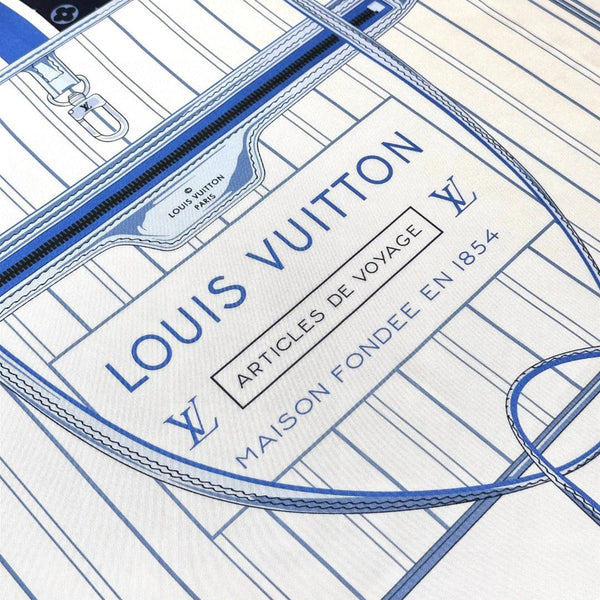 LV SCARF 90 CM IN SILK 737305