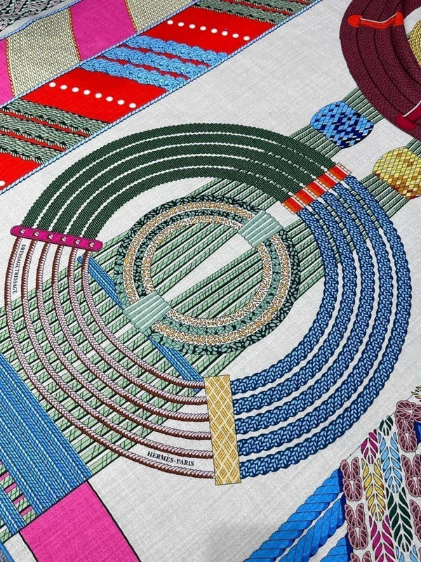 HERMES 25S SCARF 140 IN SILK 727341