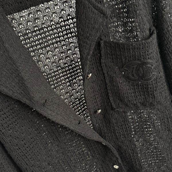 CHANEL 25S CARDIGAN EN MAILLE À MANCHES LONGUES MODÈLE 129