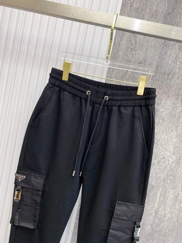 PRA 2026 Men's Casual Pants Black Fabric 842905
