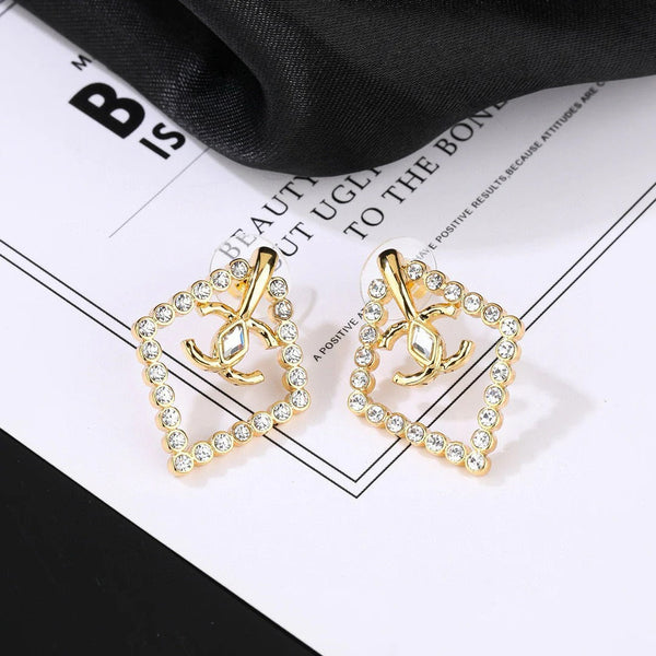 CC Mini Gorgeous Gold Diamond Earring