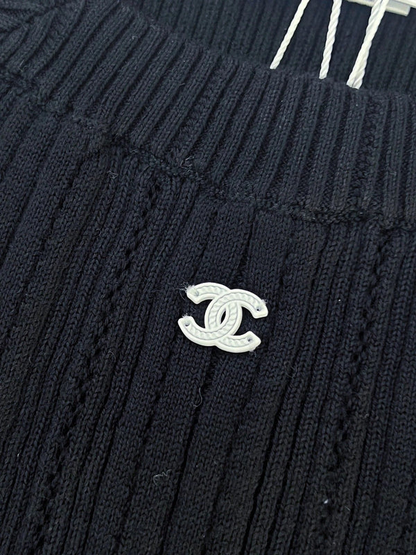 HAUT EN MAILLE CHANEL STYLE 22