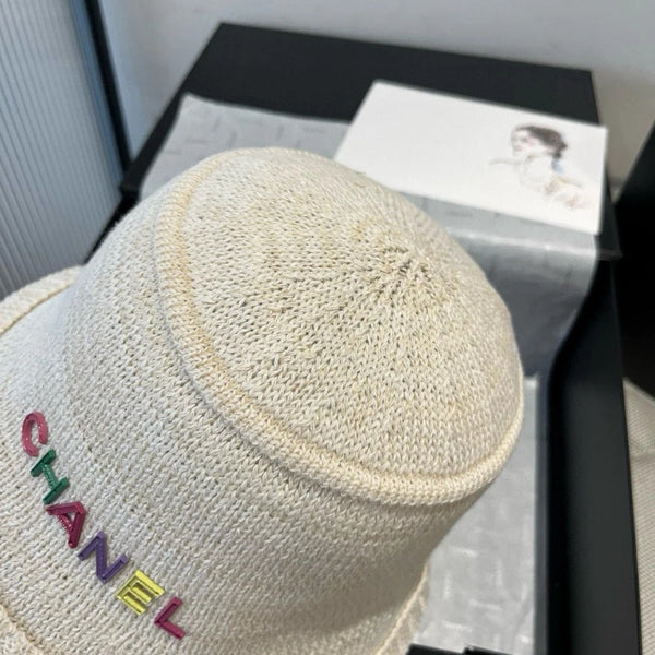 WOVEN BUCKET HAT WHITE 674001