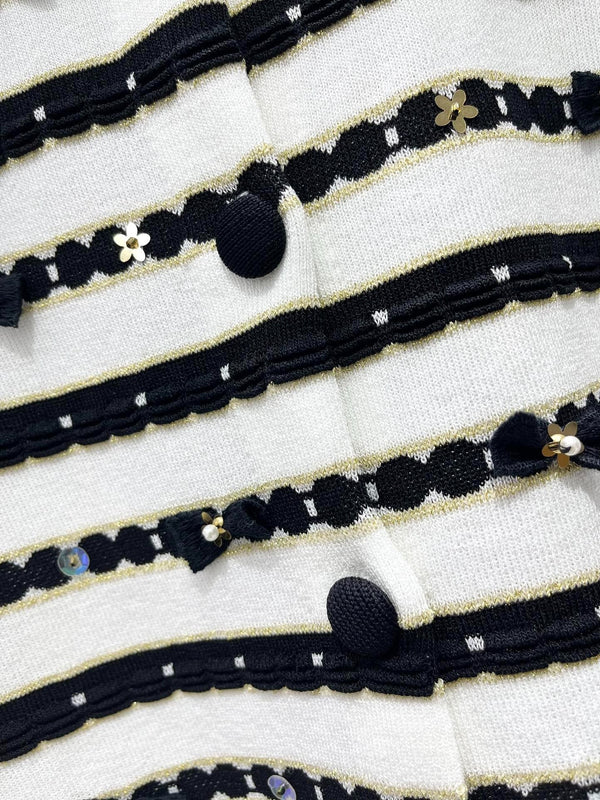 CHANEL 25S CARDIGAN À MANCHES COURTES STYLE 106