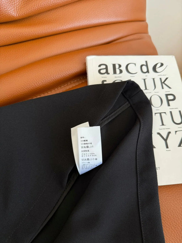 ABITO NERO DOPPIO STRATO PIZZO 25S IN ACETATO 265682