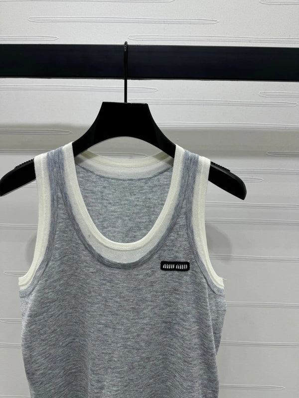 HAUT SANS MANCHES MIUMIU 269404