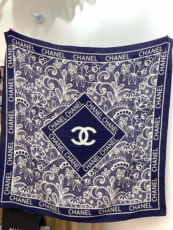 CHANEL 25S SCARF 135 CM IN CASHMERE AND SILK 943315