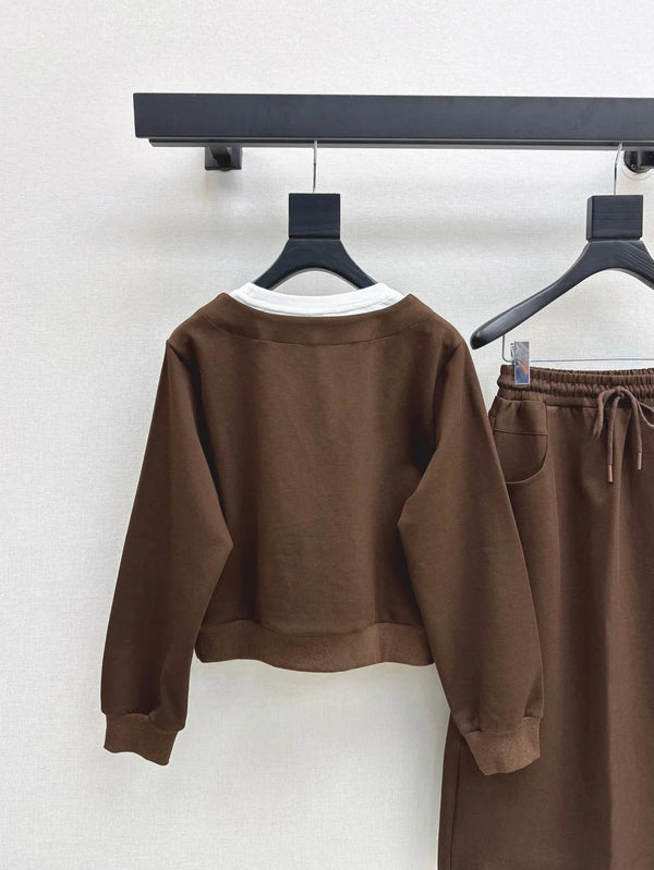 ALO SWEATSHIRT & SKIRT SET STYLE 92