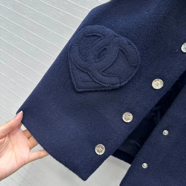 CHANEL 25S KNIT VEST WITH TWO HEART-SHAPED POCKETS 344