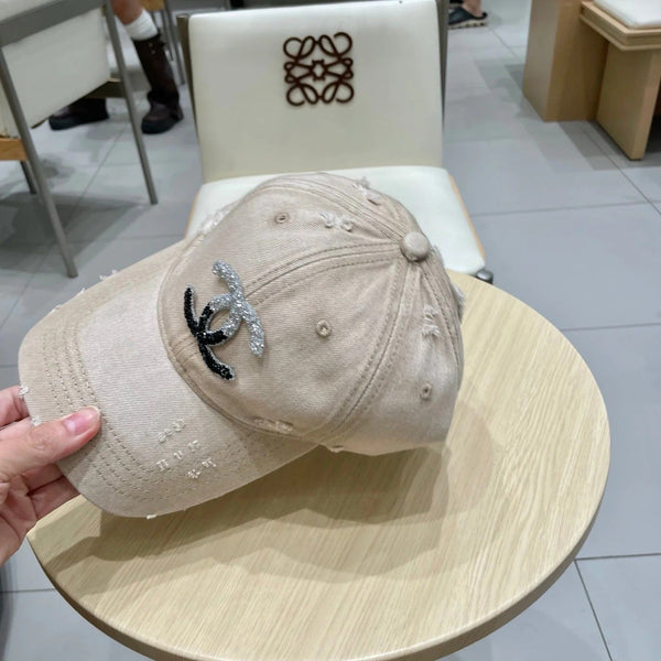 BASEBALL HAT WITH LOGO WARM GRAY IN JEAN 674123