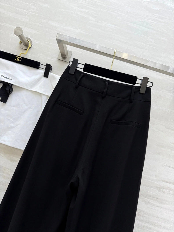 CHANEL 25S WIDE-LEG STRAIGHT PANTS 637