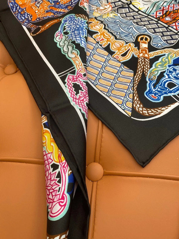 HERMES 25S SCARF 90 IN SILK 703686