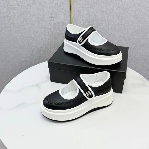 CC 2026 Platform Mary Jane Shoes Lambskin 801466