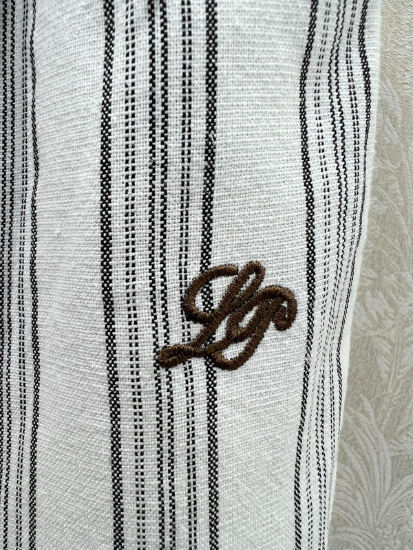 RALPH LAUREN STRIPED LINEN SHORTS 269163