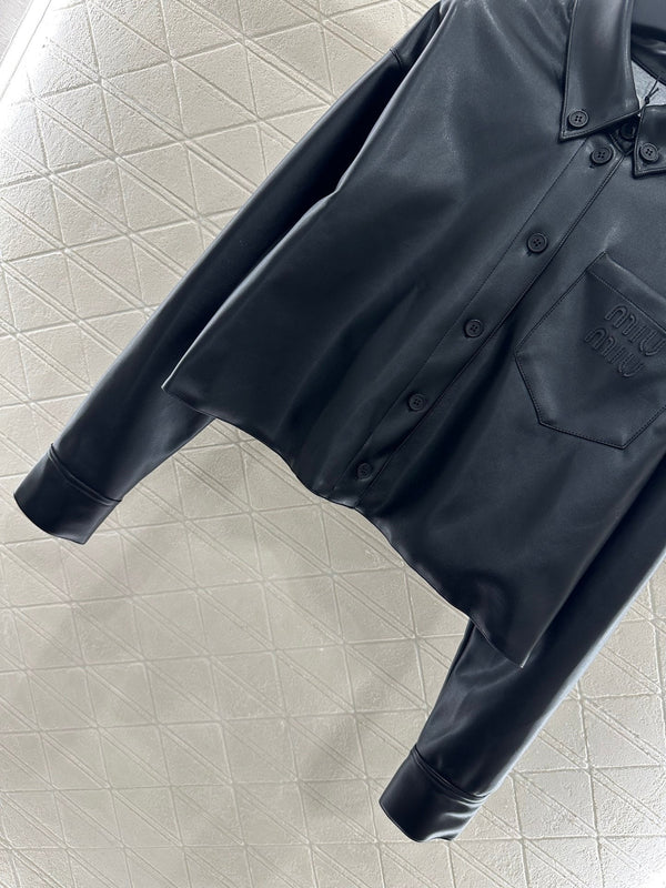 MIUMIU LEATHER JACKET STYLE 117
