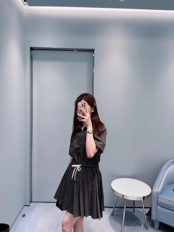 MIUMIU PLEATED DRESS STYLE 19