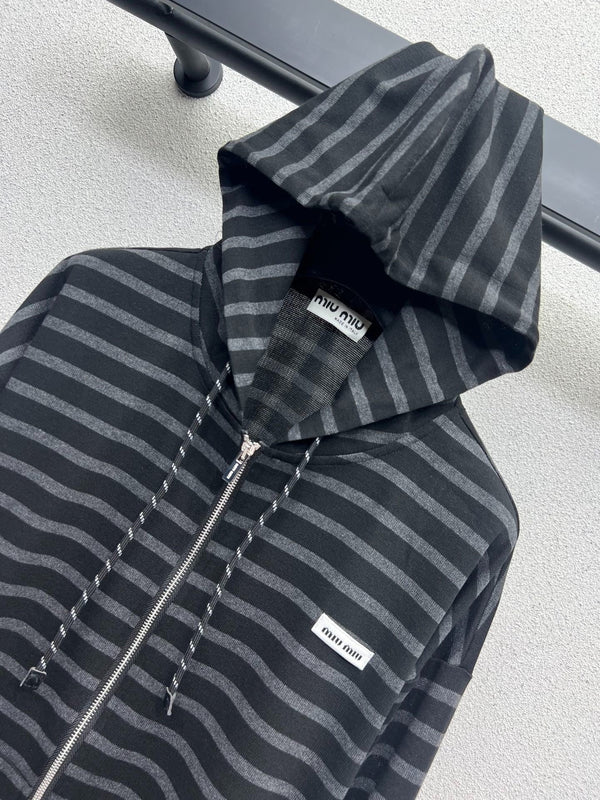 MIUMIU JACKET AND WIDE-LEG PANTS SET STYLE 13