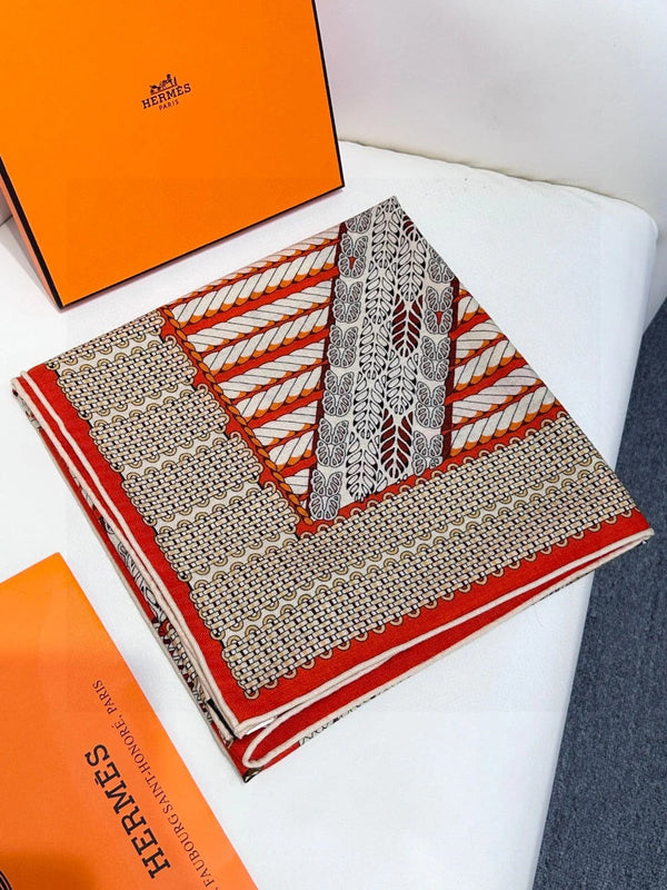 HERMES 25S SCARF 140 IN SILK 727339