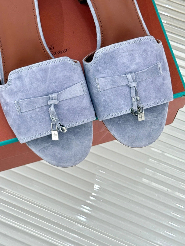 HIGH HEELS IN GREY SUEDE AND LAMBSKIN