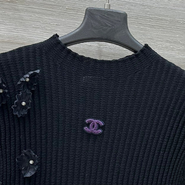 HAUT EN MAILLE CHANEL STYLE 17