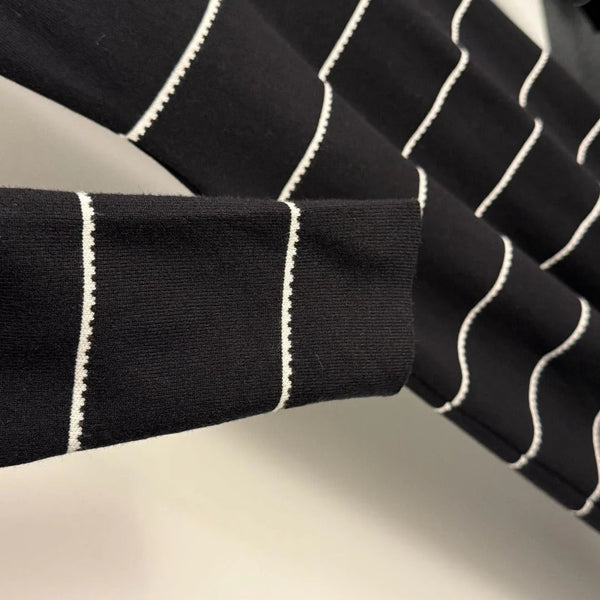 CHANEL 25S STRIPED KNIT SWEATER DRESS 335