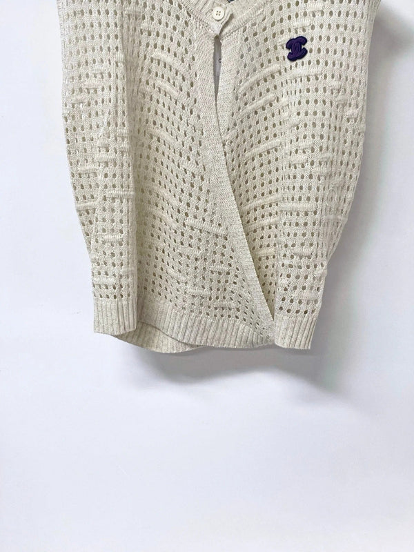 CC 2026 V-neck Crochet Knit Vest Acrylic 419420