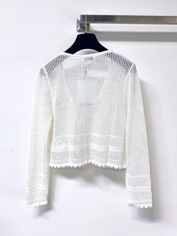 CC 2026 Short Knitted Cardigan Cotton 419392