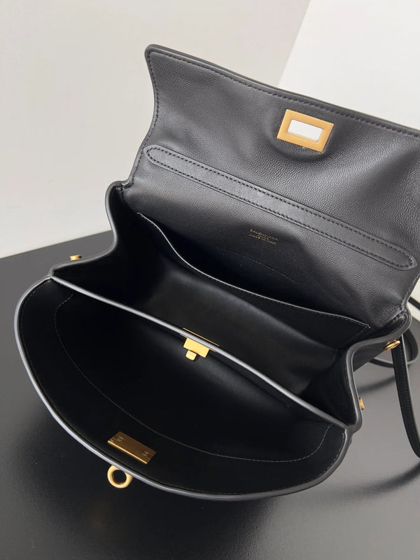 Sac Rodeo Balenciaga 2026 Cuir de veau noir 22 cm Métal doré 351339