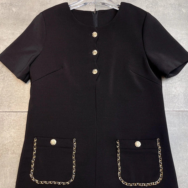 ROBE AMPLE MANCHES COURTES CHANEL 25S 502