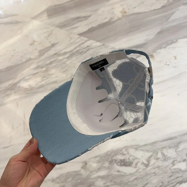 CASQUETTE DE BASEBALL EN DENTELLE FLORALE 672631